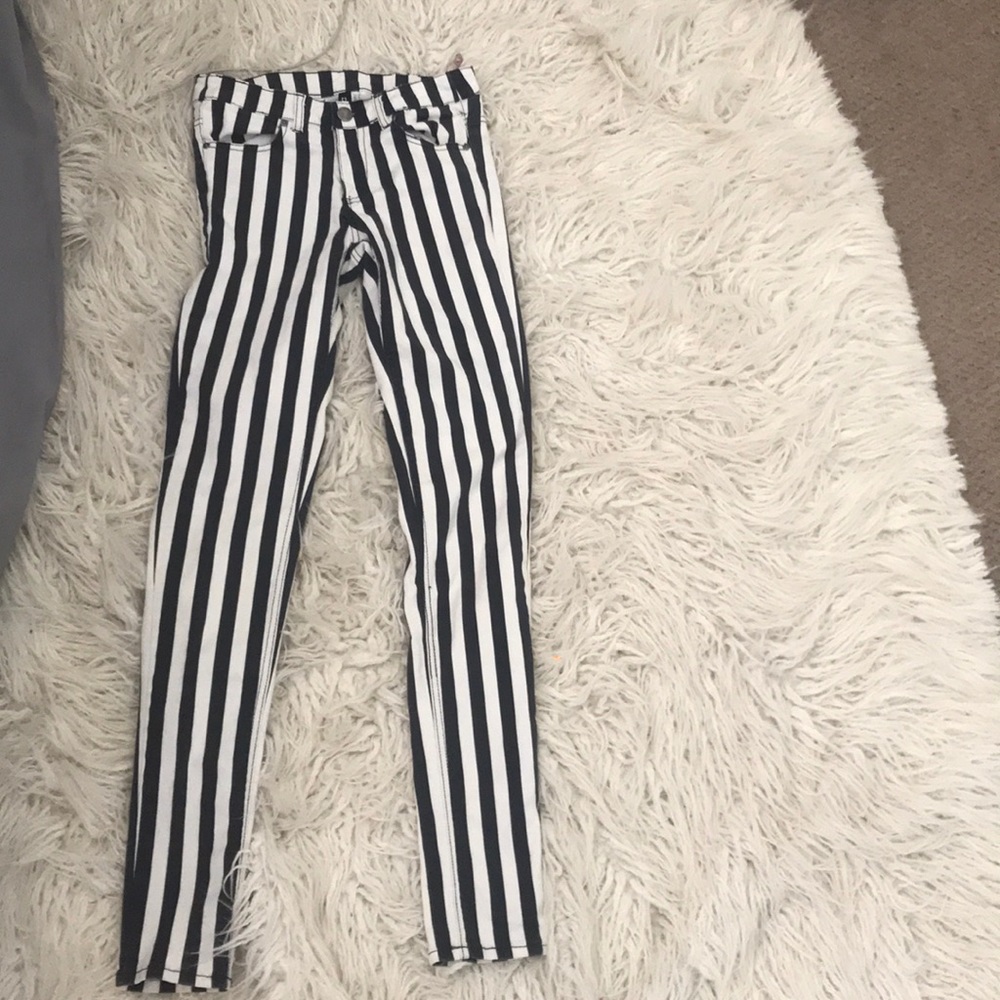 Striped pants h&m